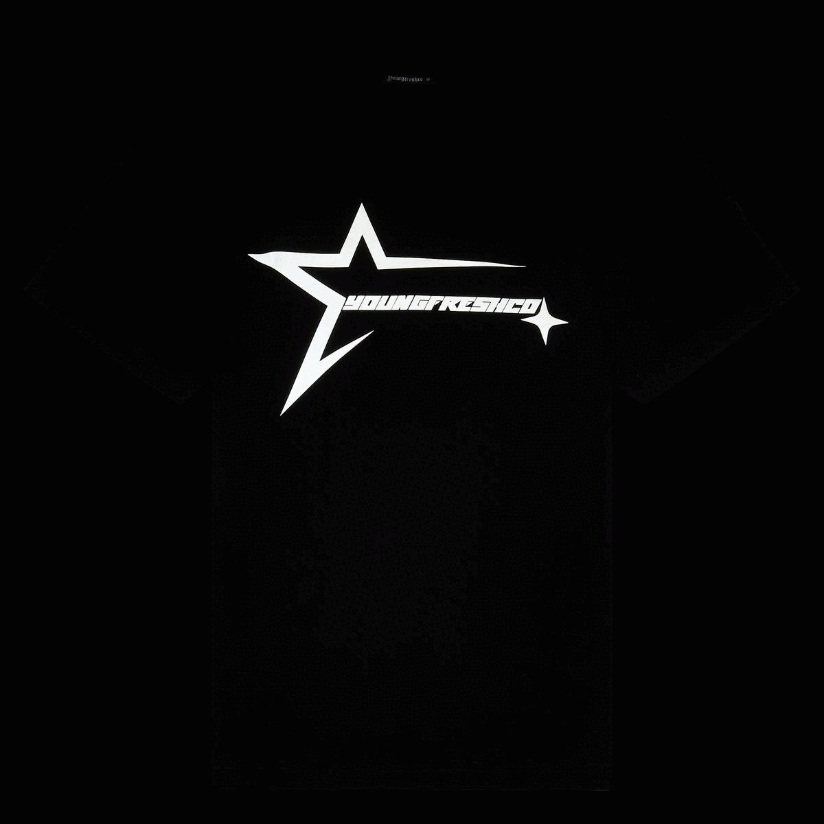 Black Reflective Space Logo T-Shirt