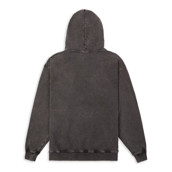 Youngfreshco washed grey hoodie