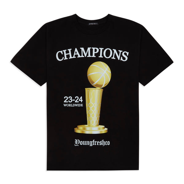 Youngfreshco Champions t-shirt black