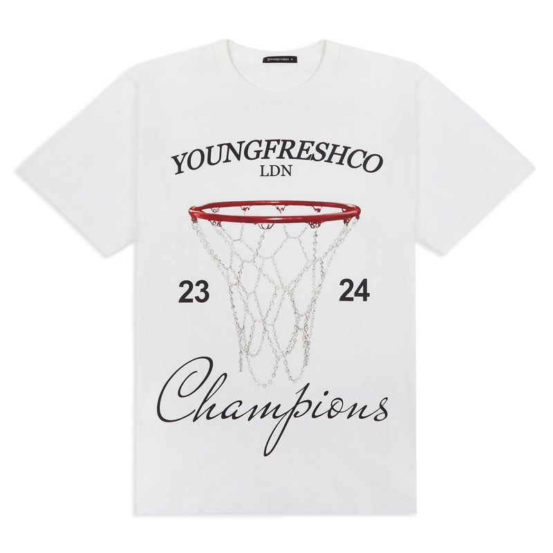 Youngfreshco Champions t-shirt white