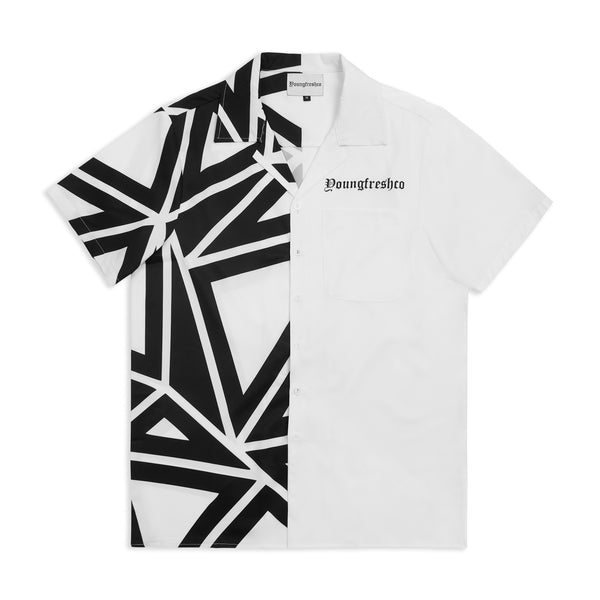 Geometric Havana Shirt Black / White