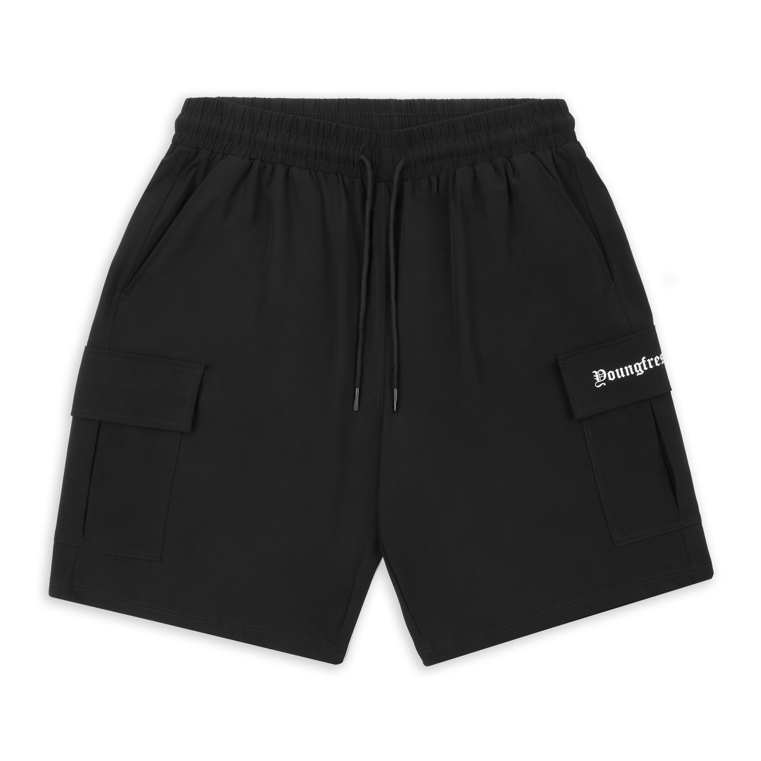 Black Cargo Shorts