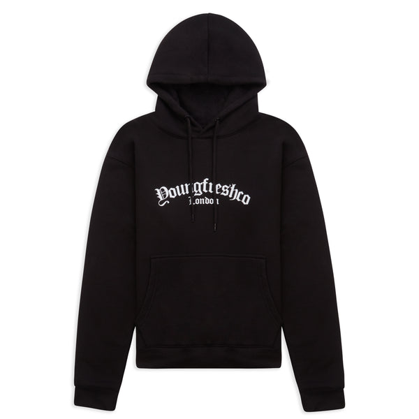 Slim Fit black tracksuit Hoody