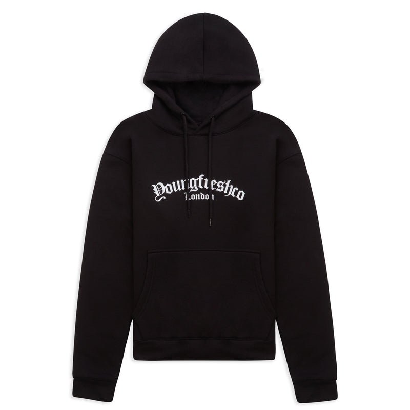 Slim Fit black tracksuit Hoody