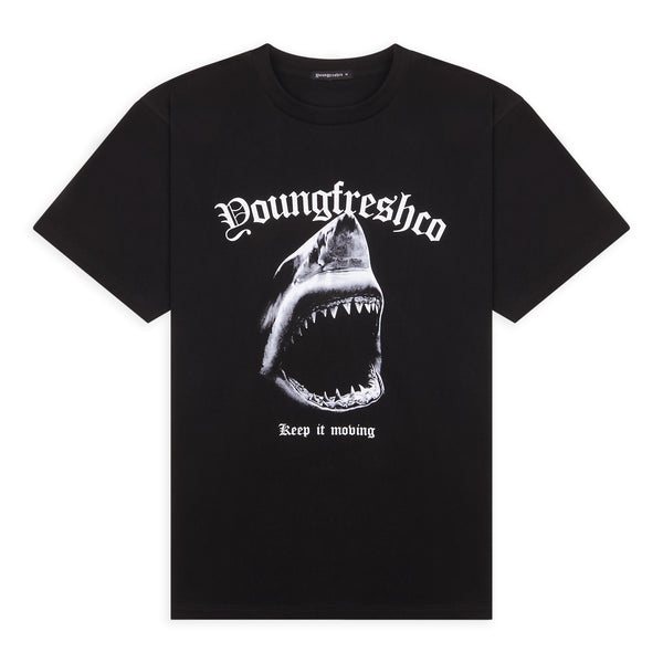 Youngfreshco Shark Logo T-Shirt