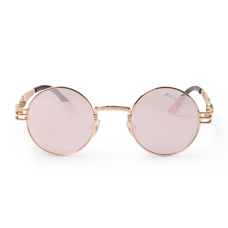 Retro Gold Frames Rose lens
