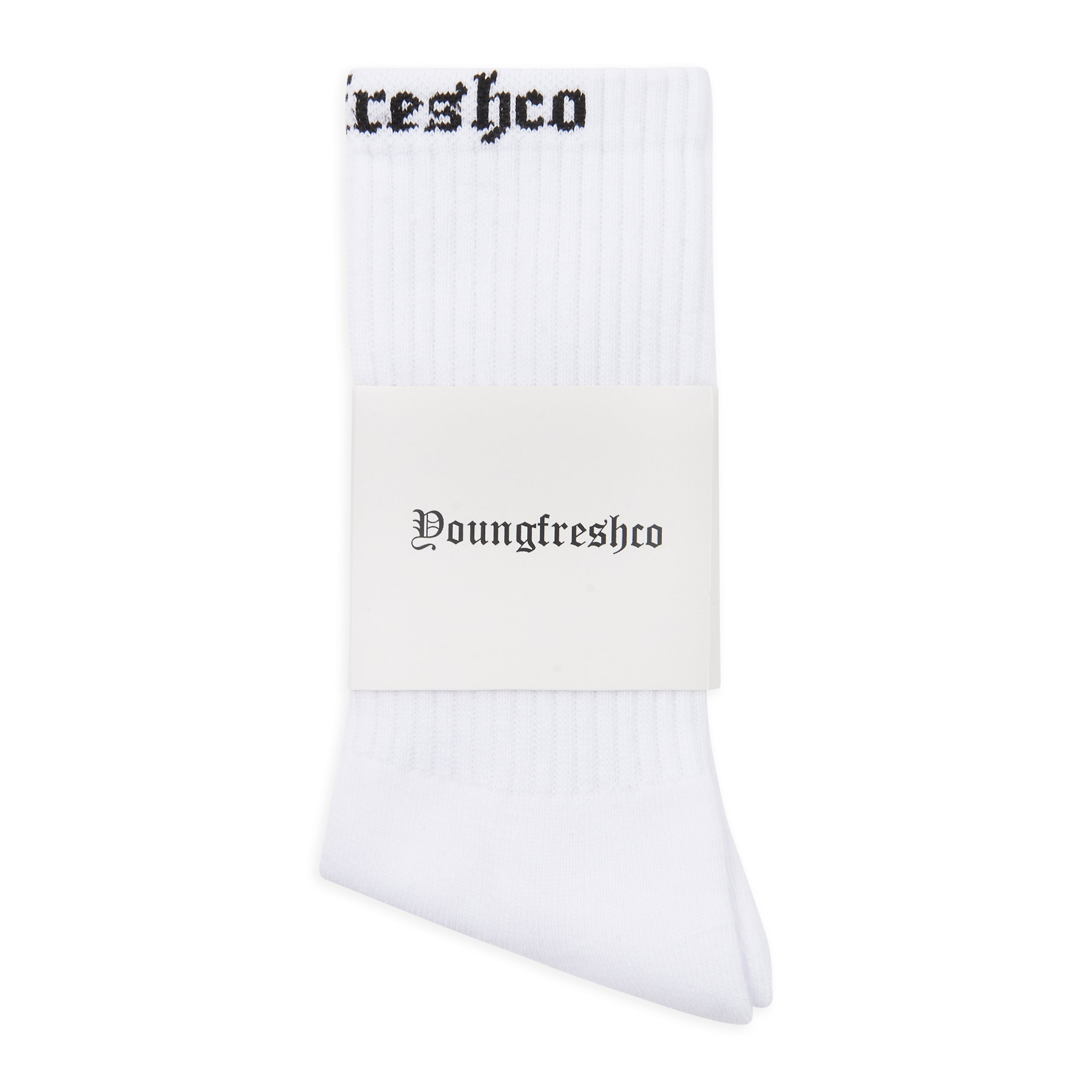 White Essentials Logo Socks Twin Pack