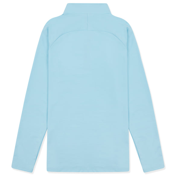 Hybrid 1/4 Zip Funnel Neck - Baby Blue