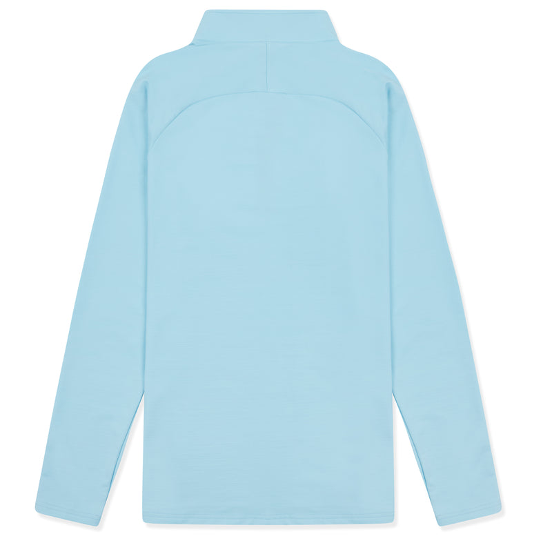 Hybrid 1/4 Zip Funnel Neck - Baby Blue