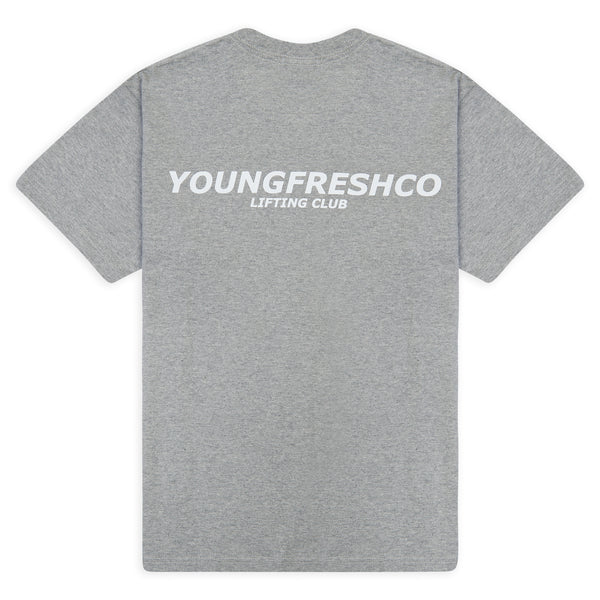 Grey Lifting Club Gym T-Shirt