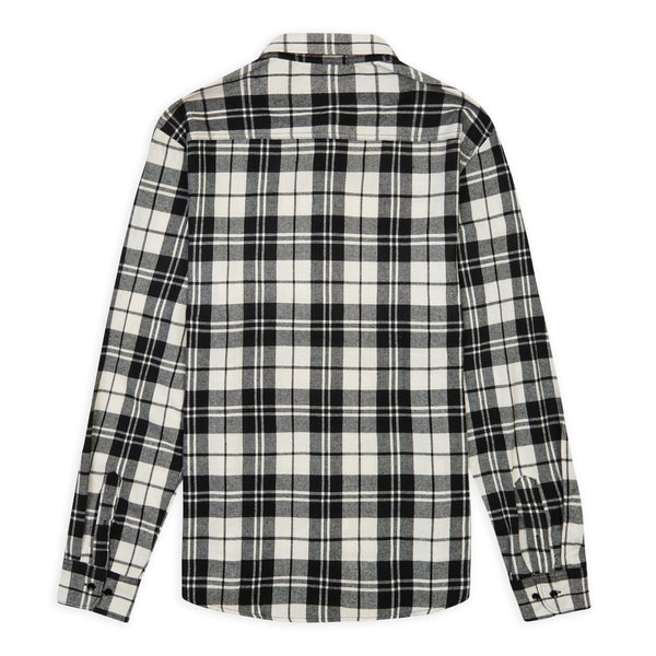 Black / Grey Check Flannel Shirt