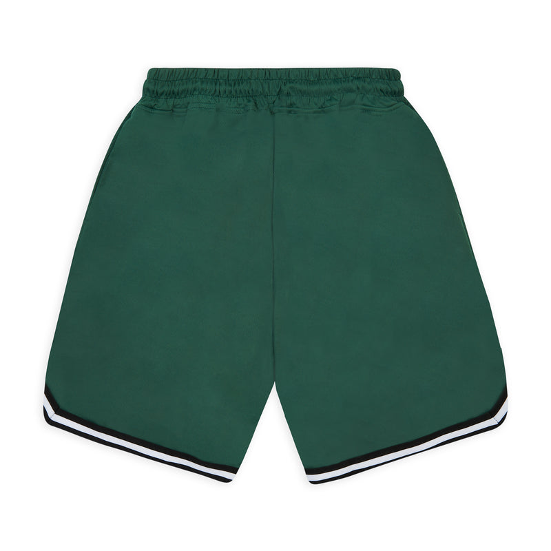 Emerald Green Mesh Shorts