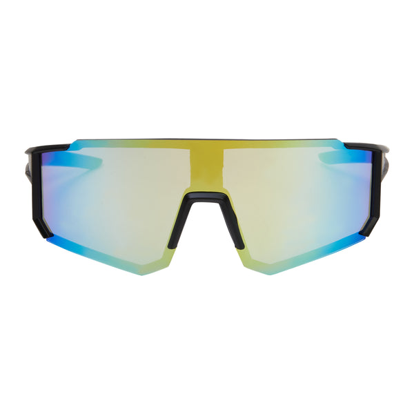 Youngfreshco Black / Multi lense runner glasses