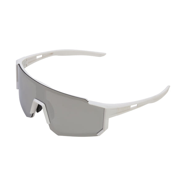 Youngfreshco White Mirror lense runner glasses