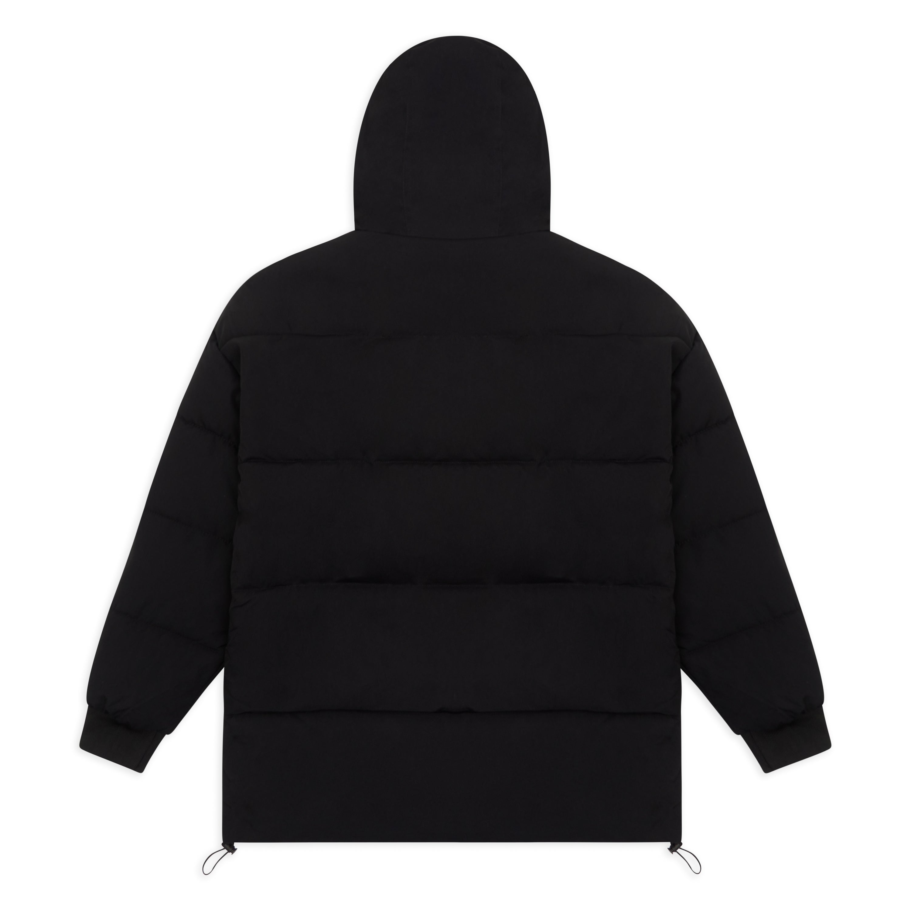 Black Hooded Puffer Jacket